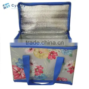 Ice Beer Can Cooler Bag for Lunch/picnic Trolley Cooler Bag With Carrier and Zipper thumbnail-4