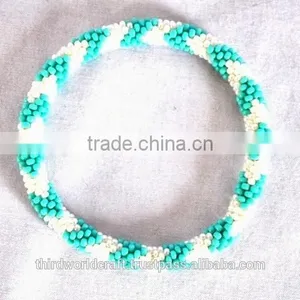 Rollover Glass Bead Bracelets thumbnail-4