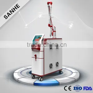 q Switched nd Yag Laser Handle Tattoo Removal Laser Instrument 1064 nm 532nm nd Yag Laser thumbnail-1