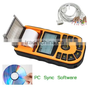Mini Sync Software Electrocardiograph ECG Machine EKG-80A2 1 Channel 12 Lead thumbnail-1