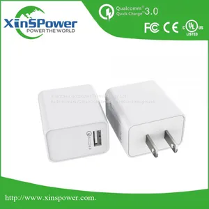 Single Port US Plug Travel USB Charger for Cell Phone thumbnail-1