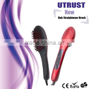 Good Quality New Coming Hot Sell Hair Straightener Brush Led thumbnail-1