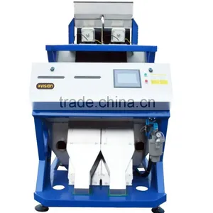 2017 New Model Two Chuts CCD 5000+ Pixels RGB Wheat Optical Color Sorter Machine thumbnail-1