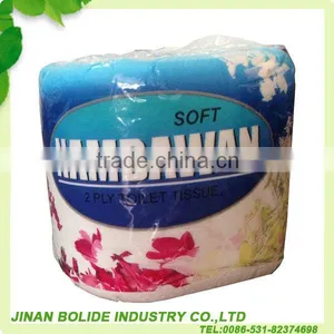 110g per Roll 2ply Recycled Pulp Toilet Tissue Paper thumbnail-1