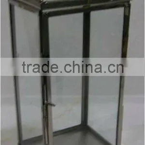 Lantern Stainless Steel & Glass Lantern thumbnail-1