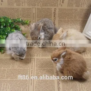 Replica Realistic Bunny Handmade Easter Decoration Magnet Rabbit thumbnail-2
