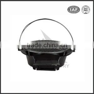 Outdoors Environmentally Friendly Round Cast Iron Bbq Grills thumbnail-1