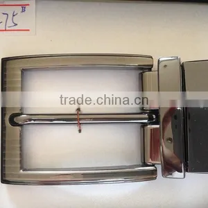 Customized High Quality Men Simple Pin Metal Belt Buckle 30mm Reversible Pin Belt Zinc Alloy Belt Buckle thumbnail-4