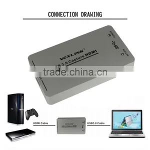 VOXLINK Metal Case 1080P HDMI to USB3.0 hd Video Capture Card Converter thumbnail-4