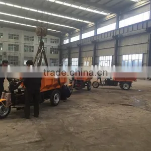 Diesel Engine Light 1t Dumper Tricycle Sale to Peru thumbnail-4