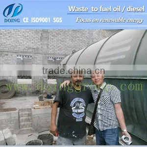 Hot Sell Better Quality Get Fuel Oil From Tyres Machine/ Scrap Pyrolysis thumbnail-1