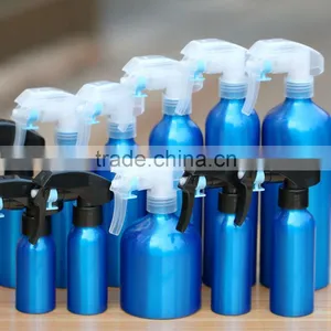 Wholesale 30ml-500ml Blue Aluminum Cosmetic Trigger Spray Bottle for Cosmetic Perfume Packaging thumbnail-1
