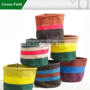 Green Field Canvas Flower Planter Box,Canvas Garden Plants Planter Boxes thumbnail-1