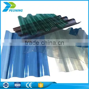 Anti Corrosion Corrugated Perspex Greenhouse Plastic Paneling Fiberglass Roofing Sheets thumbnail-1
