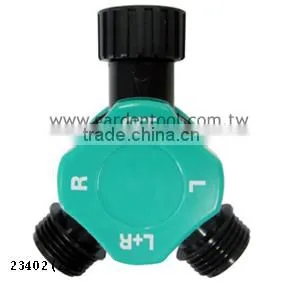 2-Way Dial Switch Garden Hose Connector thumbnail-1