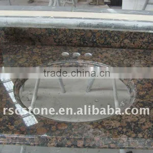 Baltic Brown Granite Vanity Top, Bathroom Vanity Top thumbnail-1