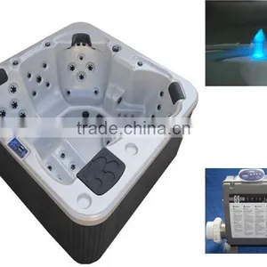 Hot Selling Freestanding Outdoor Spa Cheap Acrylic Massage Bathtub (A-410) thumbnail-4