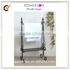 Wholesale Metal Wrought Irons Antirust Towel Rack thumbnail-1