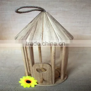 Paulownia Small Wooden Bird Cage Elegant Bird Cages Bird Breeding Cage Wooden Bird Cage for Sale thumbnail-1