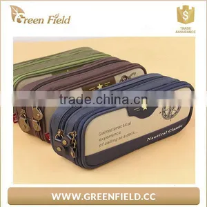 8 Years Experience OEM Available Plain Canvas Pencil Case thumbnail-2