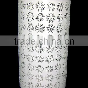Metal Etched Design Laundry Basket With Lid, Decoration Laundry Basket, Portable Laundry Basket, Colored Laundry Basket thumbnail-1