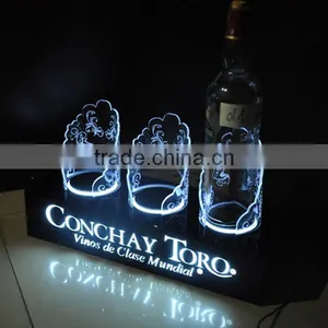 LED Lighted Bar Shelf Bottle Display Liquor Rack thumbnail-4