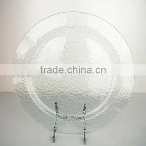 Clear Glass Round Plates Dessert Plates Dinner Plates thumbnail-1