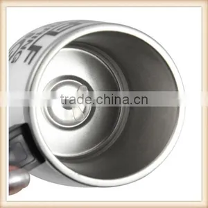 450ML Stainless Plain Lazy Self Stirring Electric Mug Auto Mixing Water Cup Gift thumbnail-5