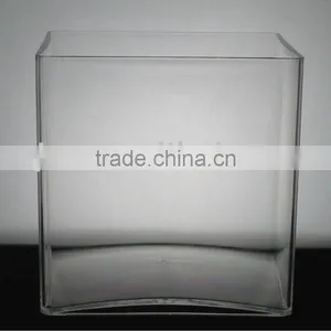 Clear Plastic Vase,acrylic Cube Vase thumbnail-1