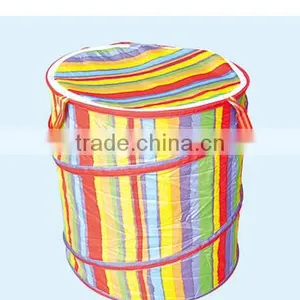 Pop Open Hamper With Cover Rainbow Color Design thumbnail-1