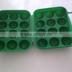Portable Plastic Egg Holder Tray Holds up to 12 Eggs thumbnail-2