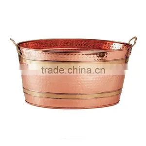 Copper Antquie Round Buckets for Party thumbnail-1