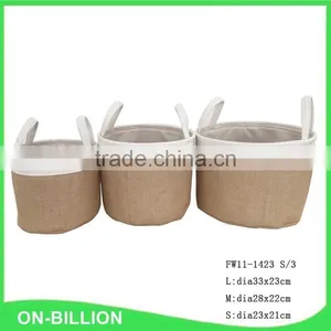 Wholesale Household Set 3 Fabric Storage Basket for Sundries thumbnail-1