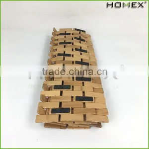 Roll up Bamboo Waterproof Floor Mat/ Bath Mat Homex-BSCI thumbnail-1