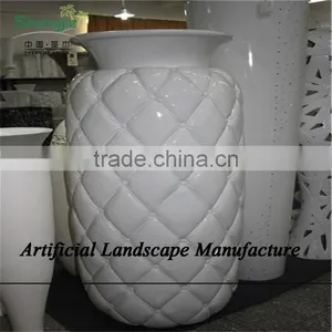 SJZJN 2639 Vietnam Garden Decor Fiberglass Glossy Earthy Pots & Planters thumbnail-1