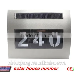 FQ-522 New Style Solar Led Address Plaques,Doorplate Light,house Number Light thumbnail-1