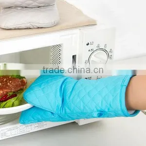 Wholesale Heat Resistant Oven Mitts Cotton Kitchen Microwave Oven Glove thumbnail-3