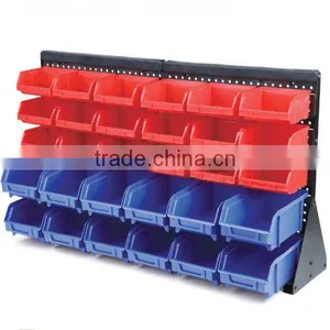 30 Plastic Storage Bin Kit, Wall Mount Parts Bins,combination Boxes,plastic Bin Shelf (202712) thumbnail-1