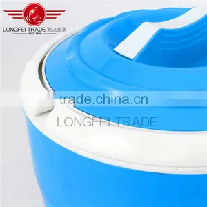 Best Selling 3pcs Round Plastic Food Warmer With Stainless Steel Inner /Tiffin Lunch Box thumbnail-5