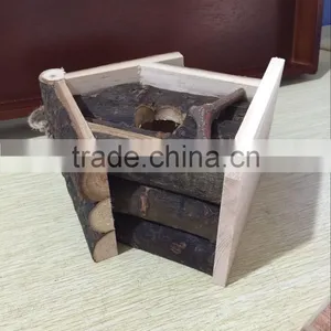 Wholesale Cheap Natural Wooden Bird Nest Toys thumbnail-2