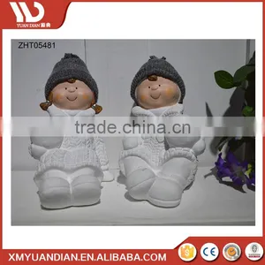 Wholesale Led Light Price Christmas Boys And Girls Decoration Polyresin Ornaments thumbnail-4