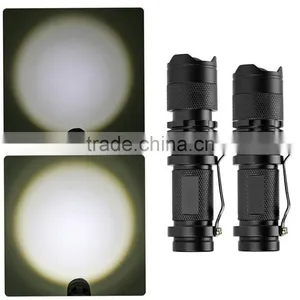 High Quality Tactical Power LED 3 Mode Focus Flashlight thumbnail-5