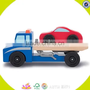 Wholesale Baby Wooden Trailer Car Toy Popular Kids Wooden Trailer Car Toy Fashion Children Wooden Trailer Car Toy W04A167 thumbnail-3