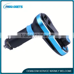 3.5mm Jack Car fm Transmitter H0tan Bluetooth Car Kit fm Transmitter thumbnail-1