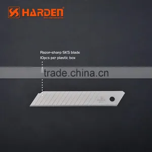 Top Quality 18mm Wide SK-5 Steel 10pcs Inside Utility Knife Cutter Blade thumbnail-2