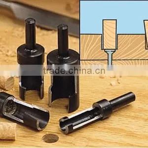 4 Piece High Quality Carbon Steel Plug Socket Cutter Set for Woodworking Tool thumbnail-2