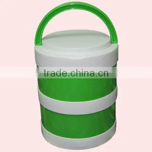 2 Layers Plastic School Lunch Box With Handle thumbnail-3