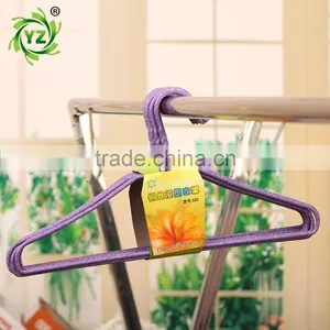 A559 2017 High Quality Clothes Hanger/metal Pvc Coated Laundry Hangerr/Metal PVC Hanger With Curved Shape thumbnail-2