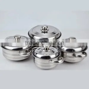 Kitchenware Stainless Steel Cooking Pot Set Soup Pot Cookware Set for Promotion thumbnail-1
