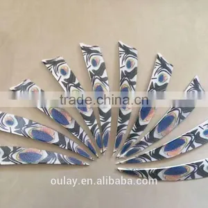 2017 Popular Fancy Arrow Vanes Fletchings For DIY Arrows --500PCS Can Custom thumbnail-4